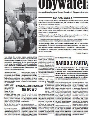 Pismo KOD Mazwsze "Obywatel"