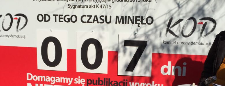 Odliczamy dni od ogłoszenia wyroku w sprawie K 47/15