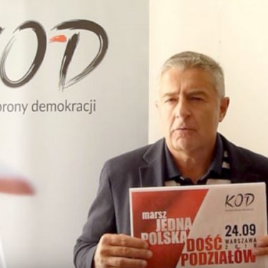 Marsz "Jedna Polska - dość podziałów" - zaprasza Władysław Frasyniuk